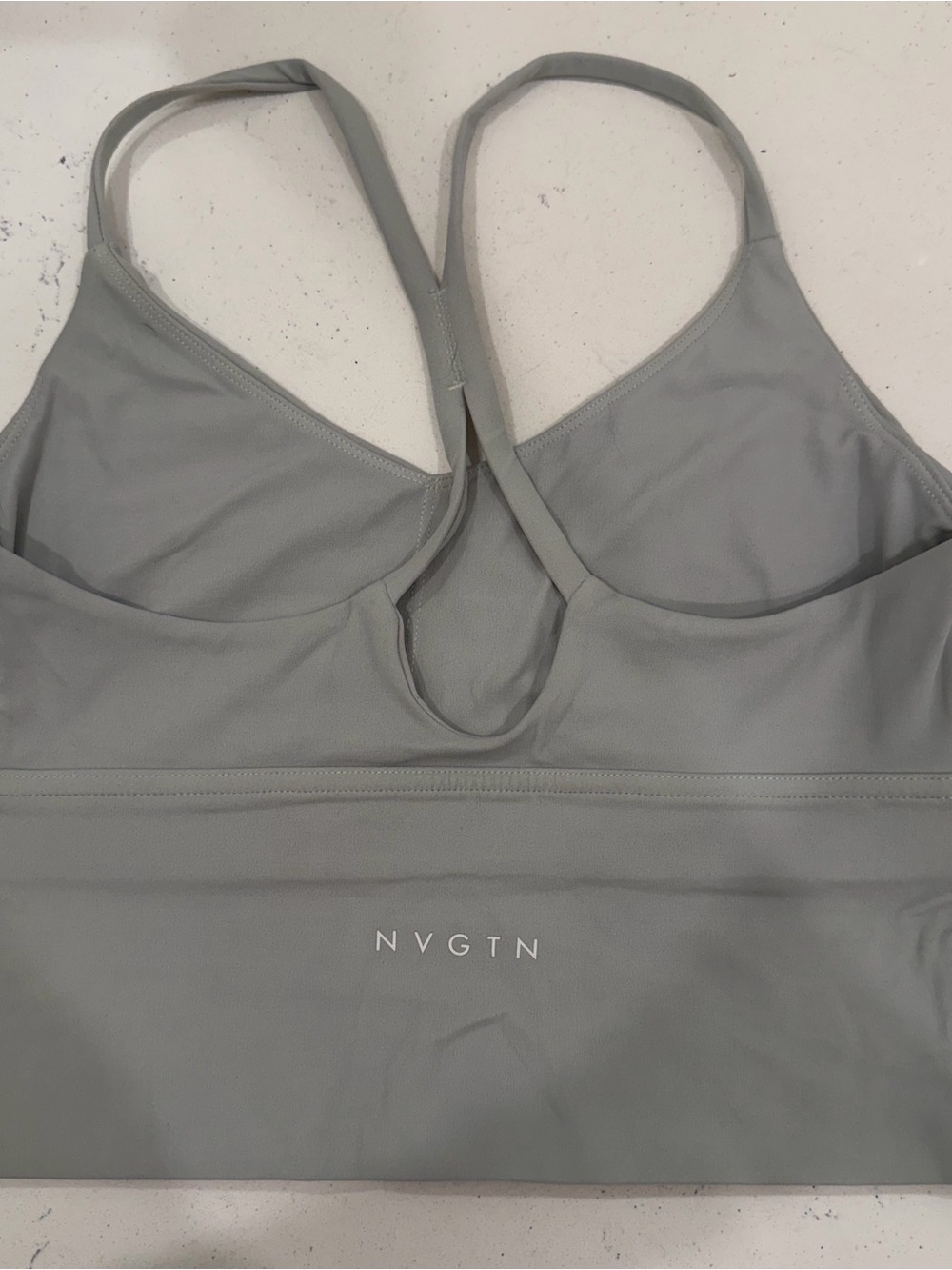 NVGTN honeydew sports bra